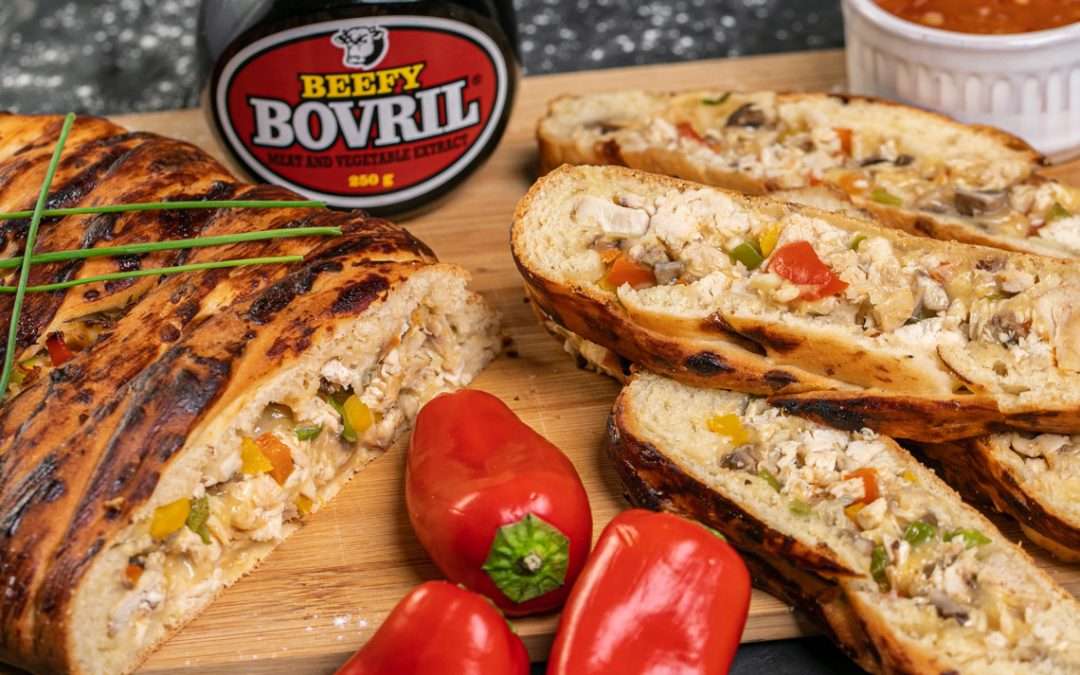Savoury Chicken Braid