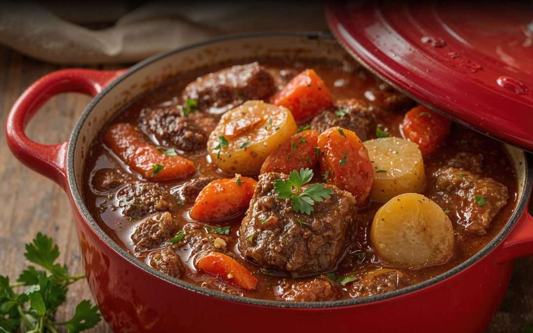 Slow Cooked Bovril Lamb Neck Casserole